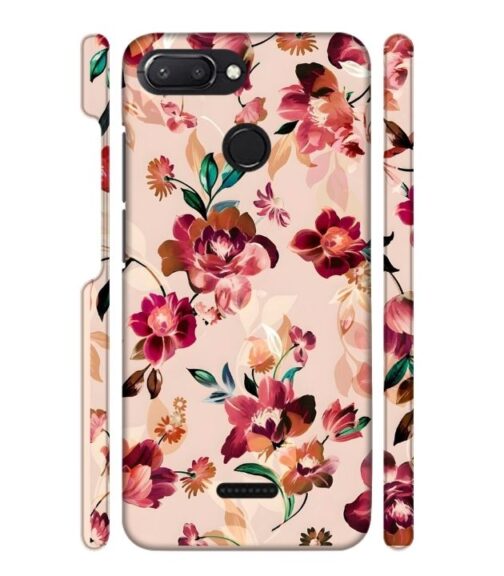 Multicolor Foral pattern Redmi 6 Mobile Cover
