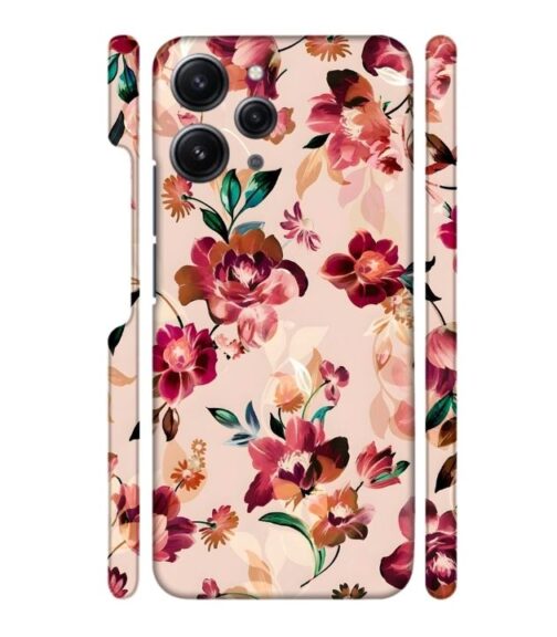 Multicolor Foral pattern Redmi 12 (5G) Mobile Cover