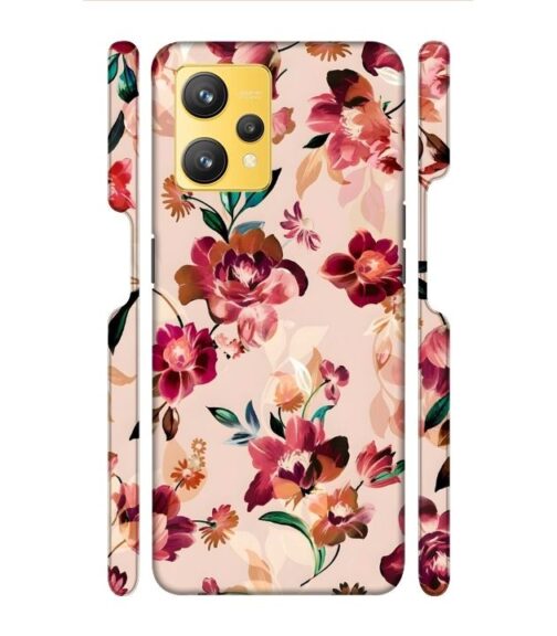 Multicolor Foral pattern Realme 9 Mobile Cover