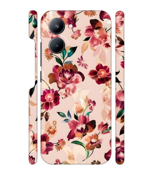 Multicolor Foral pattern Realme C33 Mobile Cover