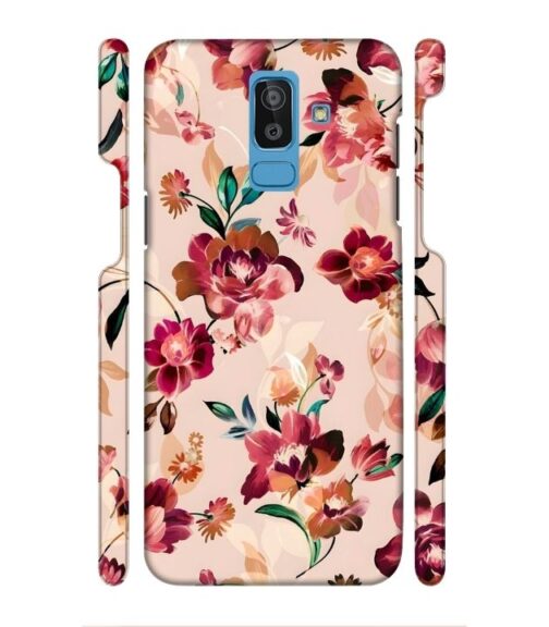 Multicolor Foral pattern Samsung Galaxy J8 Mobile Cover