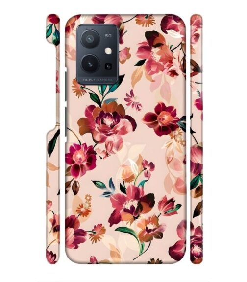 Multicolor Foral pattern Vivo Y75 (5G) Mobile Cover
