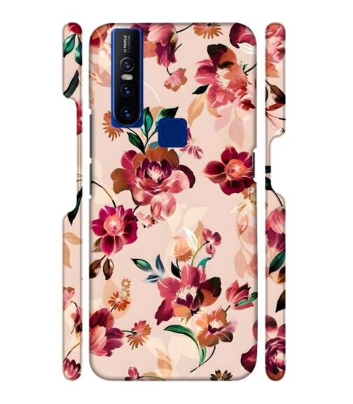 Multicolor Foral pattern Vivo V15 Mobile Cover