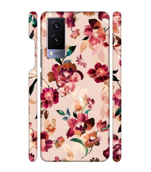 Multicolor Foral pattern Vivo V21 E Mobile Cover