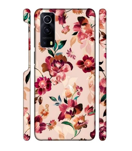 Multicolor Foral pattern iQOO Z3 Mobile Cover