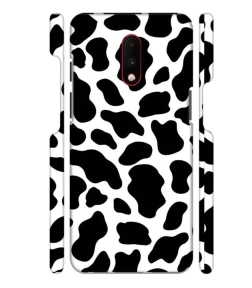 Black & white abstract design  OnePlus 7 Mobile Cover