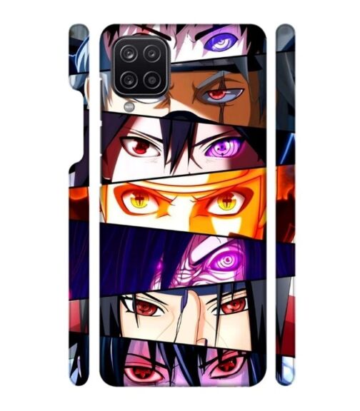 Anime eyes graphicsSamsung Galaxy A12 Mobile Cover