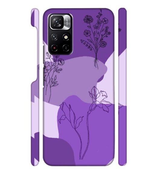 Floral Design graphics Redmi Note 11T (5G) Mobile Cover