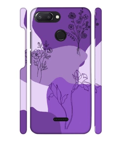 Floral Design graphics Redmi 6 Mobile Cover