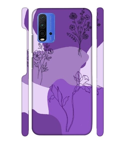 Floral Design graphics Redmi 9 Power Mobile Cover