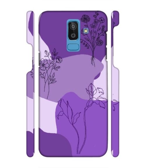 Floral Design graphics Samsung Galaxy J8 Mobile Cover