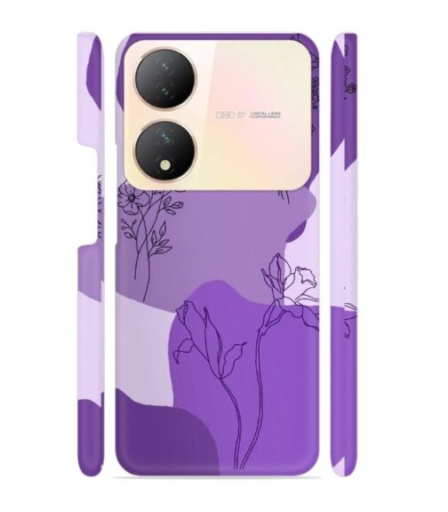 Floral Design graphics Vivo Y100 (5G) Mobile Cover