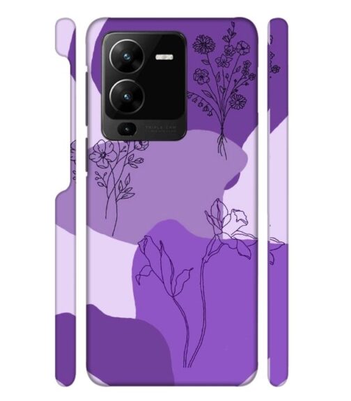 Floral Design graphics Vivo Y22 Mobile Cover