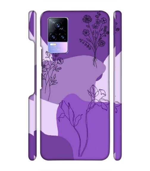 Floral Design graphics Vivo Y73 Mobile Cover