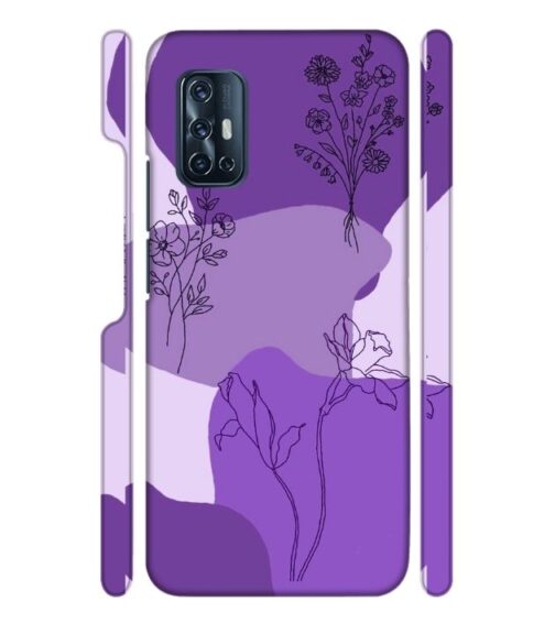 Floral Design graphics Vivo V17 Mobile Cover