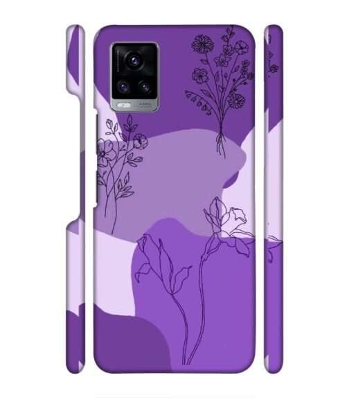 Floral Design graphics Vivo V20 Mobile Cover