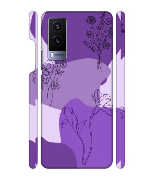 Floral Design graphics Vivo V21 E Mobile Cover