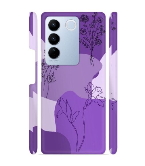 Floral Design graphics Vivo V27 5G Mobile Cover