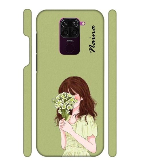 Customize text Redmi Note 9 Mobile Cover
