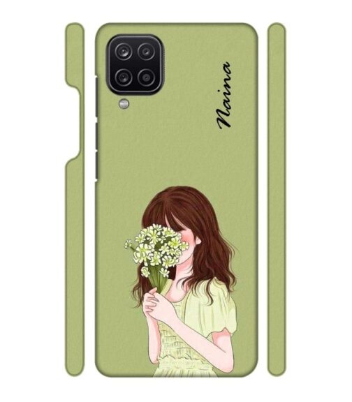 Customize text Samsung Galaxy A12 Mobile Cover