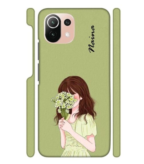 Customize text Mi 11 Lite Mobile Cover