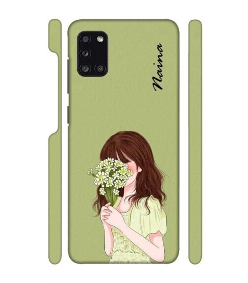 Customize text Samsung Galaxy A31 Mobile Cover