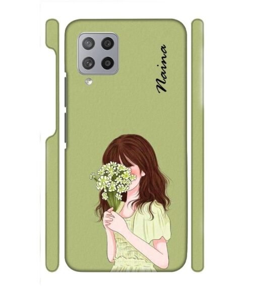 Customize text Samsung Galaxy F62 Mobile Cover