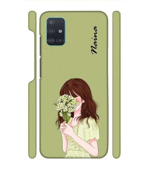 Customize text Samsung Galaxy A51 Mobile Cover