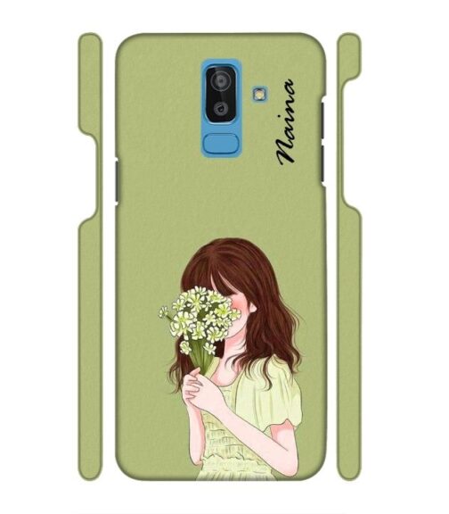 Customize text Samsung Galaxy J8 Mobile Cover