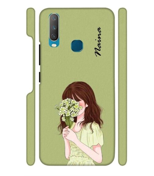Naina text Vivo Y15 Mobile Cover