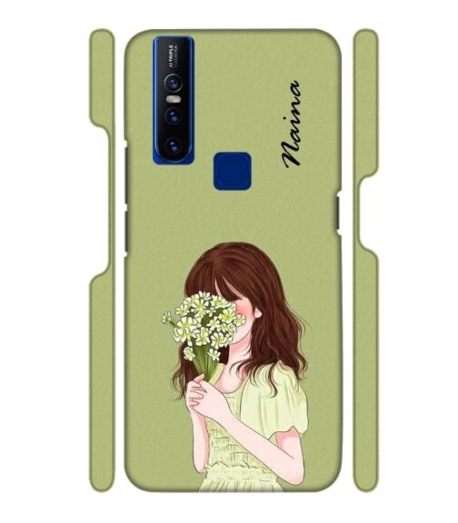 Customize text Vivo V15 Mobile Cover