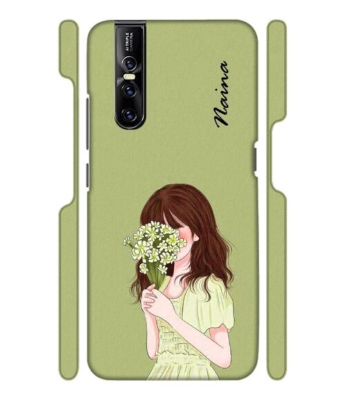 Customize text Vivo V15 Pro Mobile Cover