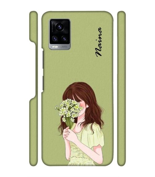 Customize text Vivo V20 Mobile Cover