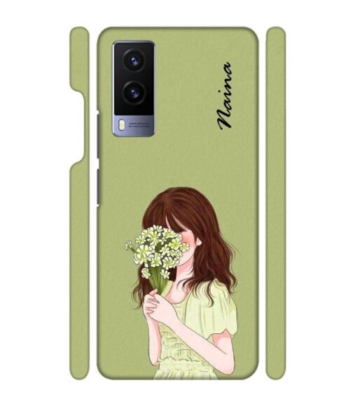 Customize text Vivo V21 E Mobile Cover
