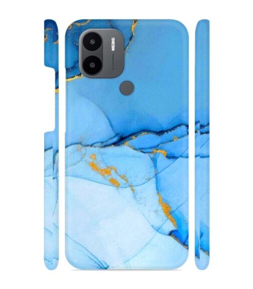 Ocean marvel texture with gold ink Redmi A1 Plus Mobile Cover