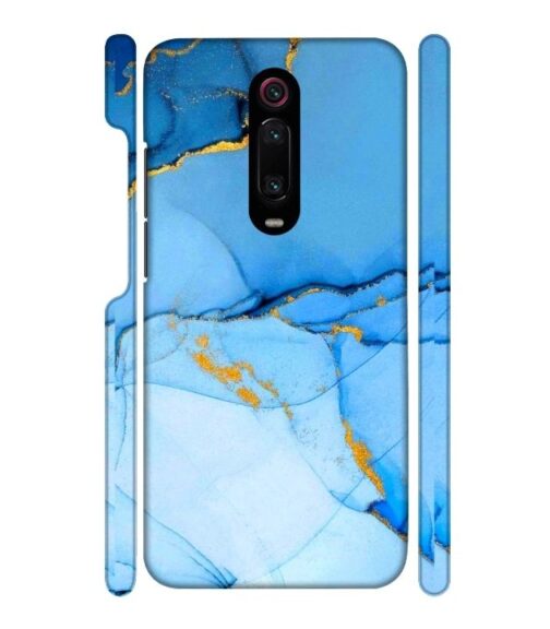 Ocean marvel texture with gold ink Redmi K20 Pro Mobile Cover