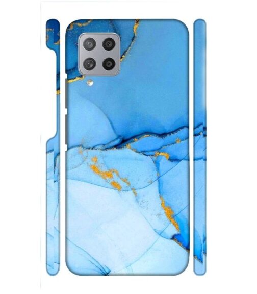 Ocean marvel texture with gold ink Samsung Galaxy M33 5G Mobile Cover
