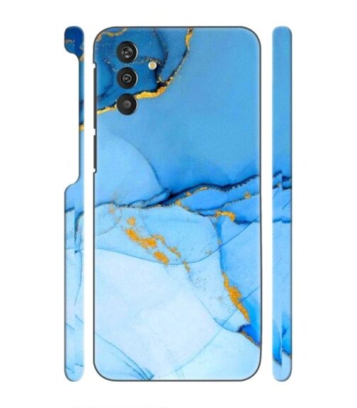 Ocean marvel texture with gold ink Samsung Galaxy M13 4G Mobile Cover