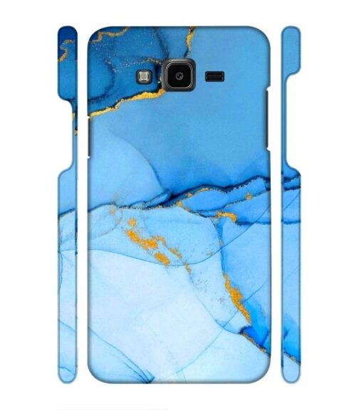 Ocean marvel texture with gold ink Samsung Galaxy J7 (2016) Mobile Cover