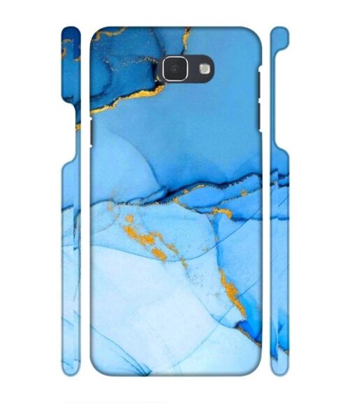 Ocean marvel texture with gold ink Samsung Galaxy J7 Prime Mobile Cover