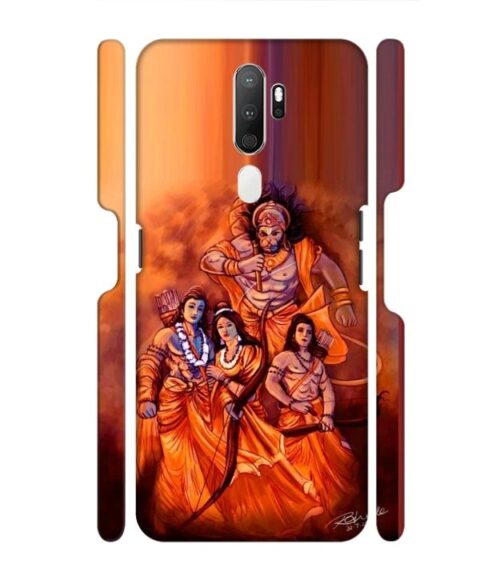 Lords Hanuman with ram ji family Oppo A9 (2020) Mobile Cover