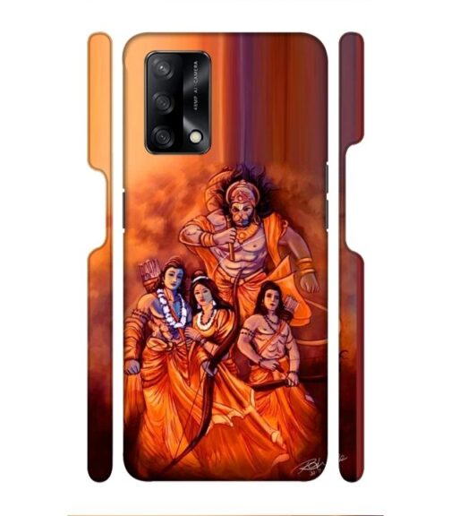 Lords Hanuman with ram ji family Oppo F19 S Mobile Cover