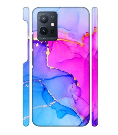 Ai generated multicolor graphics Vivo Y75 (5G) Mobile Cover