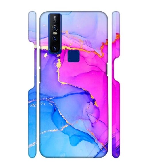 Ai generated multicolor graphics Vivo V15 Mobile Cover