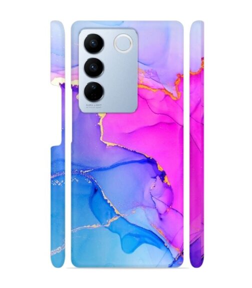 Ai generated multicolor graphics Vivo V27 5G Mobile Cover