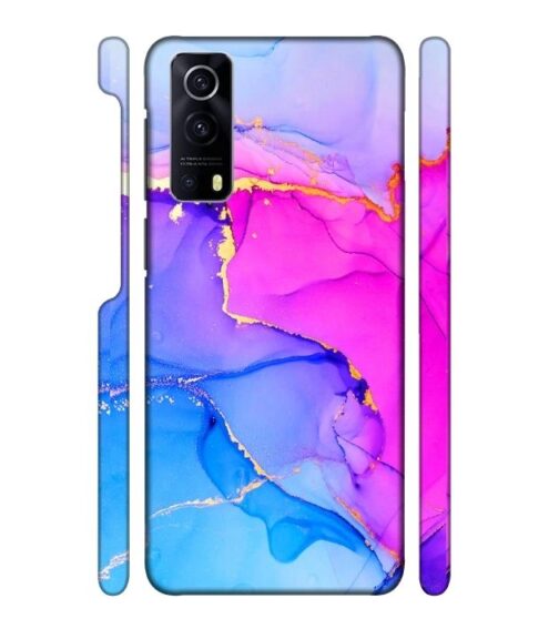 Ai generated multicolor graphics iQOO Z3 Mobile Cover