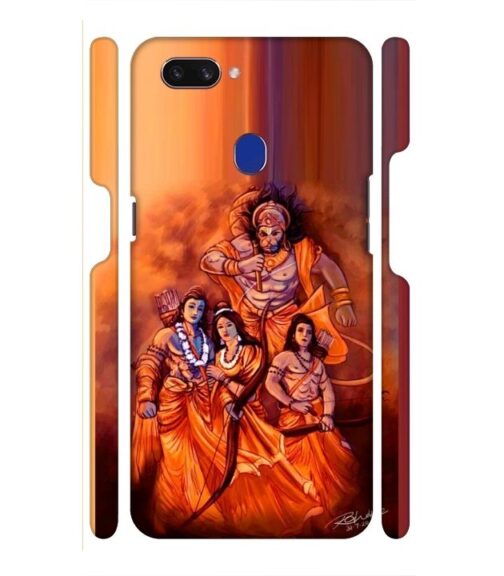 Lords Hanuman with ram ji family Oppo F9 Pro Mobile Cover
