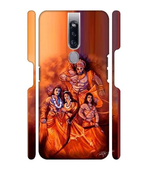 Lords Hanuman with ram ji family Oppo F11 Mobile Cover