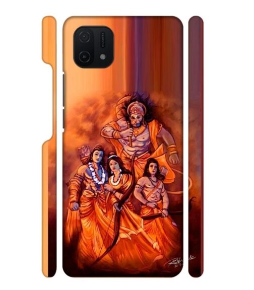 Lords Hanuman with ram ji family Oppo A16 E Mobile Cover