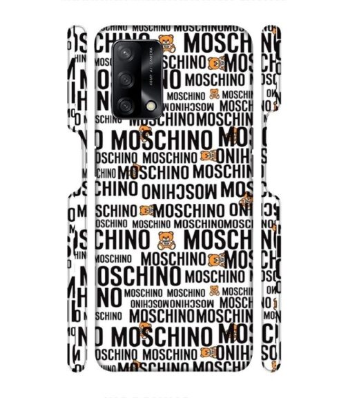 Moschino panda marquee text Oppo F19 S Mobile Cover